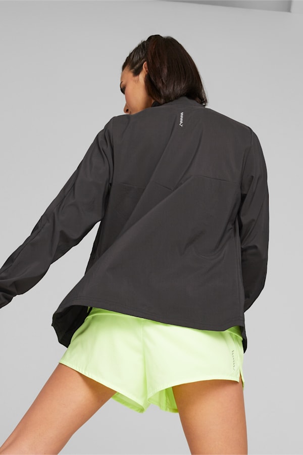 RUN FAVOURITE Woven Running Jacket Women, PUMA Black, extralarge