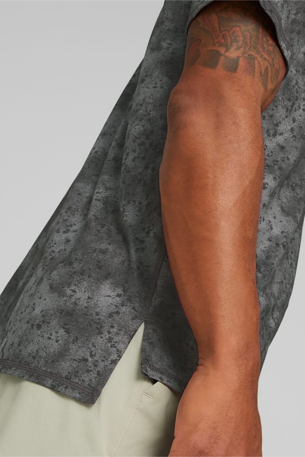 Studio Yogini Lite Printed Training Tee Men, PUMA Black, extralarge