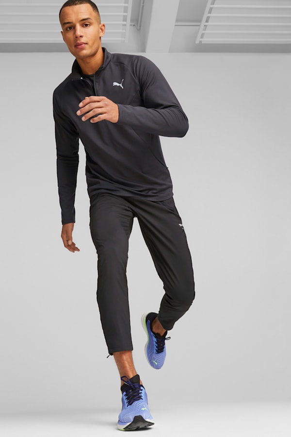 Run CLOUDSPUN Knit Half-Zip Top Men, PUMA Black, extralarge