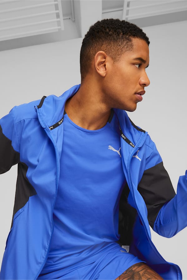 RUN Lightweight Running Jacket Men, Royal Sapphire, extralarge