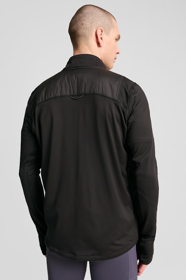 RUN CLOUDSPUN WRMLBL Men's Running Jacket, PUMA Black, extralarge