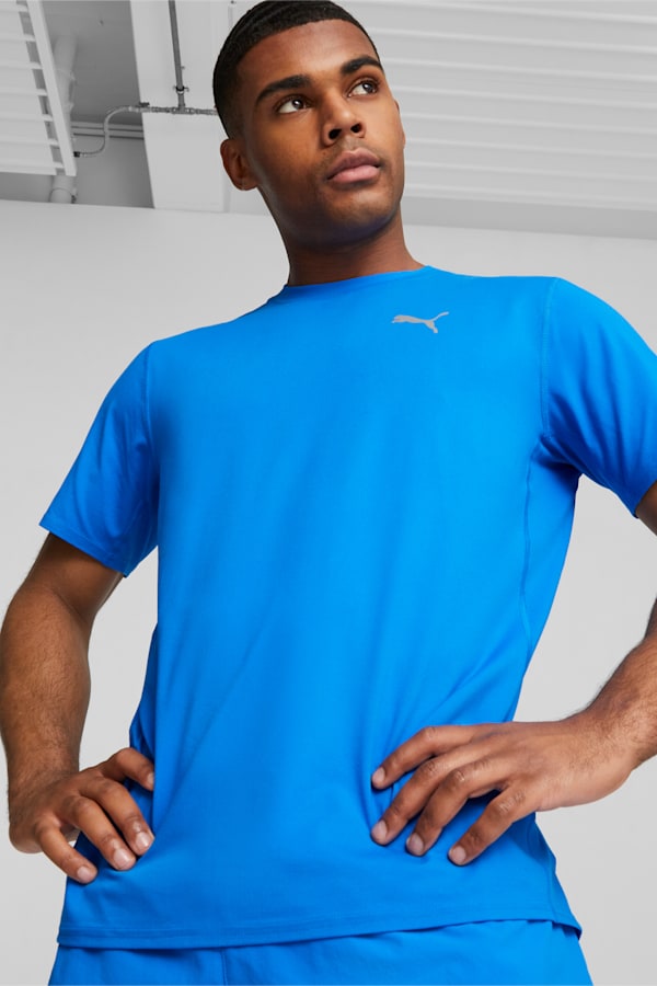 Cloudspun Men's Running Tee, Ultra Blue, extralarge