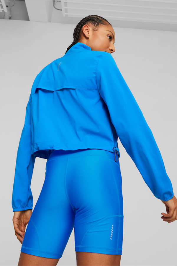Half-Zip Running Jacket Women, Ultra Blue, extralarge-GBR