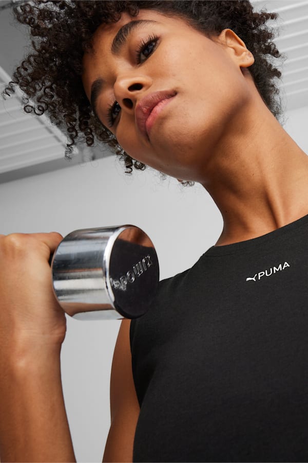 PUMA Fit TriBlend Women's Training Tank Top, PUMA Black, extralarge