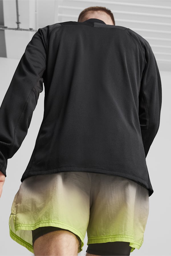 SEASONS Long Sleeve Men's Running Shirt, PUMA Black, extralarge