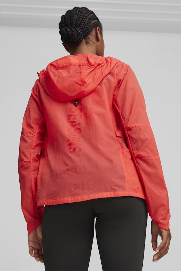 SEASONS Ultra Trail Women's Jacket, Active Red, extralarge