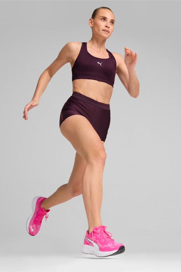 Women's Running 4KEEPS BRA, Midnight Plum, extralarge