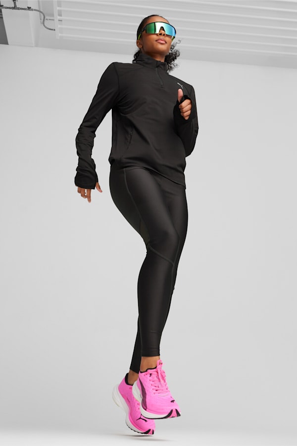 RUN ULTRAFORM HIGH-WAISTED FULL-LENGTH WOMEN'S RUNNING TIGHTS, PUMA Black, extralarge