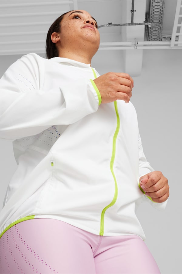 RUN ULTRAWEAVE Women's Running Jacket, PUMA White, extralarge