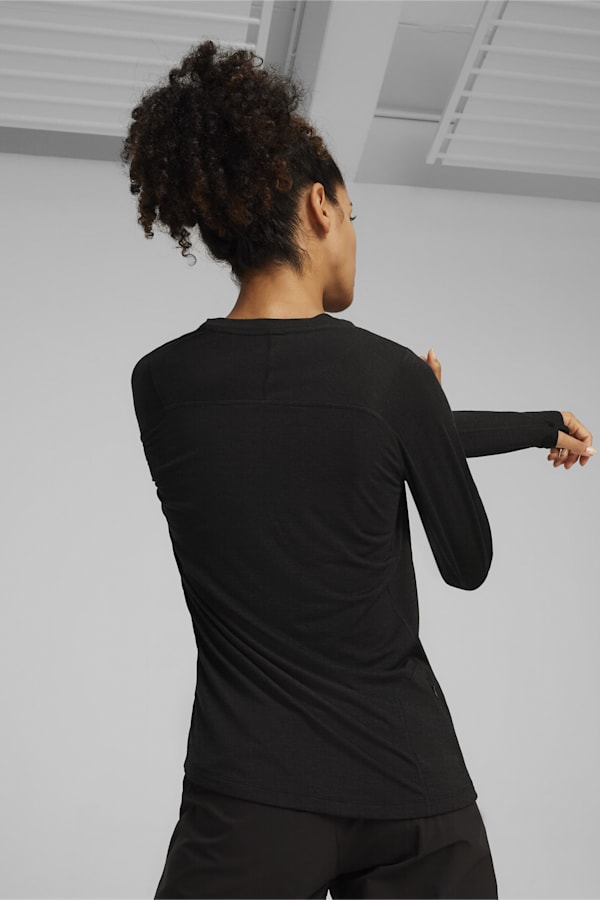 SEASONS Long Sleeve Women's Shirt, PUMA Black, extralarge