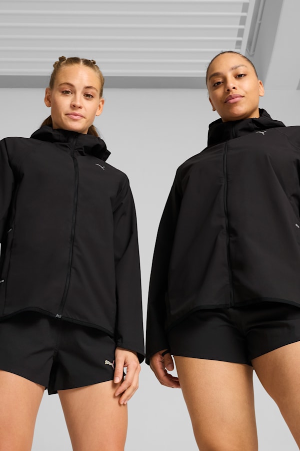 PUMA RUN Rain Jacket Women, PUMA Black, extralarge
