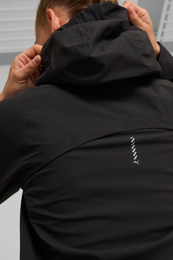 PUMA RUN Rain Jacket Women, PUMA Black, extralarge