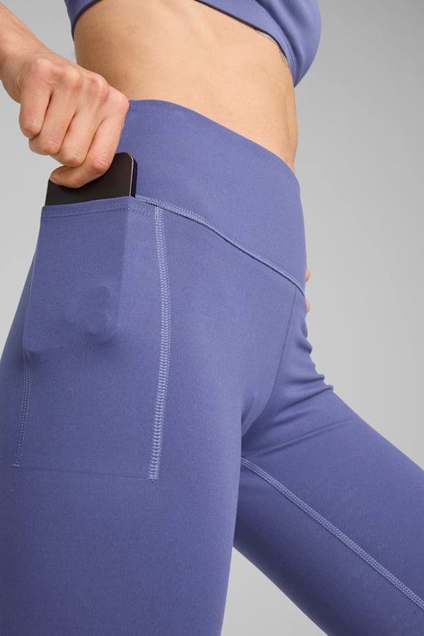 CLOUDSPUN Soft High-Waist Tights Women, Blue Crystal, extralarge
