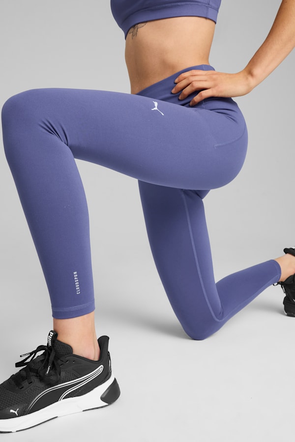 CLOUDSPUN Soft High-Waist Tights Women, Blue Crystal, extralarge