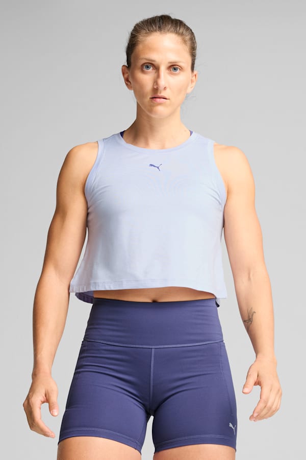 CLOUDSPUN Tank Women, Cool Weather Heather, extralarge