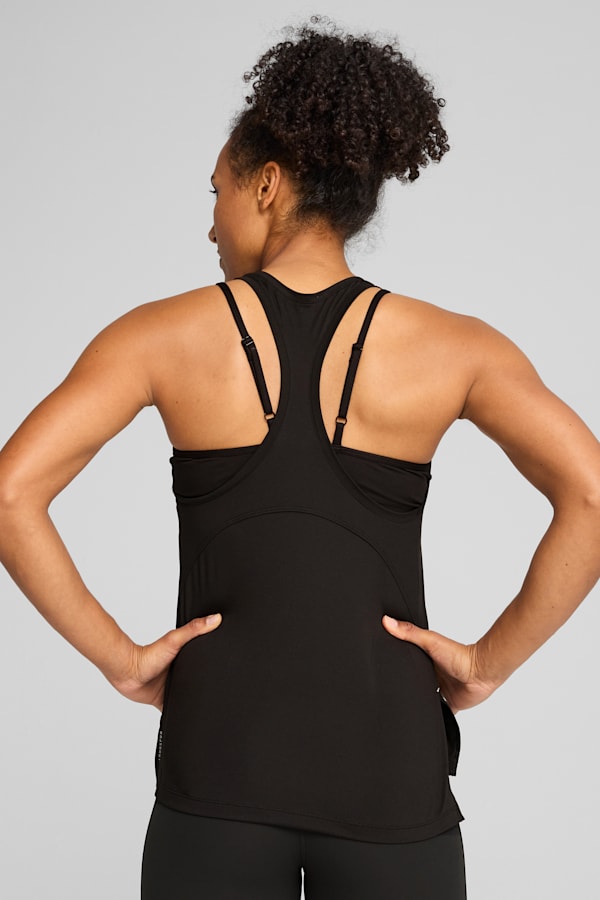 CLOUDSPUN Racerback Tank Women, PUMA Black-PUMA White, extralarge