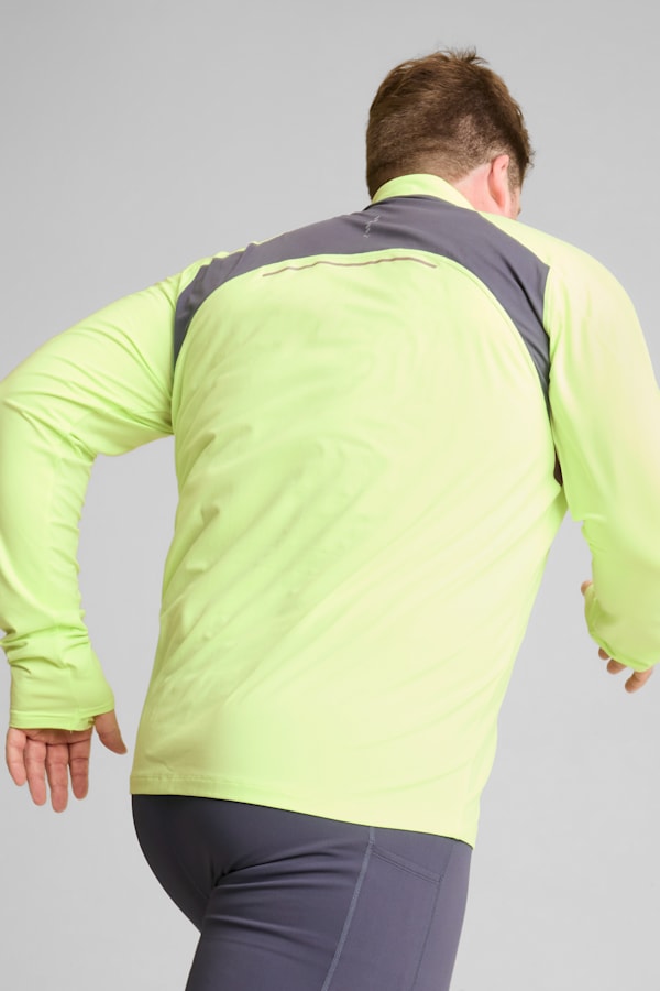 PUMA RUN CLOUDSPUN Quarter-Zip Top Men, Fizzy Apple, extralarge-GBR