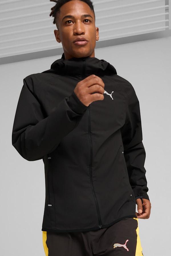 PUMA RUN Rain Jacket Men, PUMA Black, extralarge