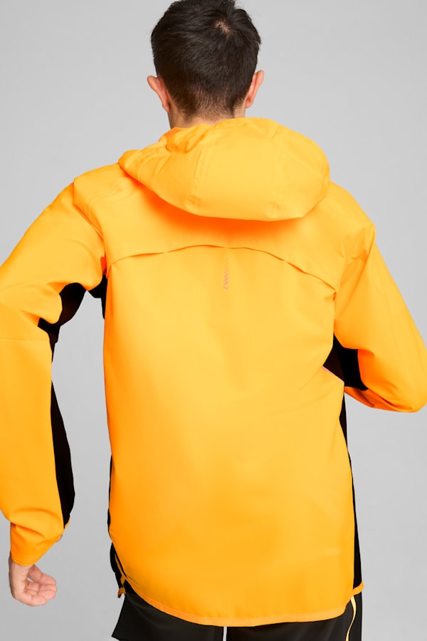 PUMA RUN Rain Jacket Men, Sun Stream, extralarge