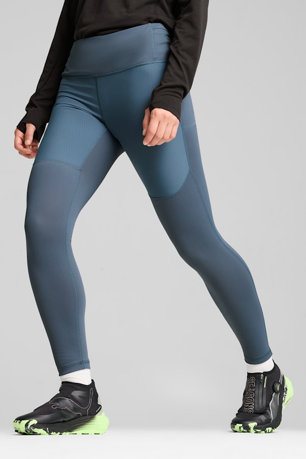 SEASONS Microfleece Tights Women, Gray Skies, extralarge