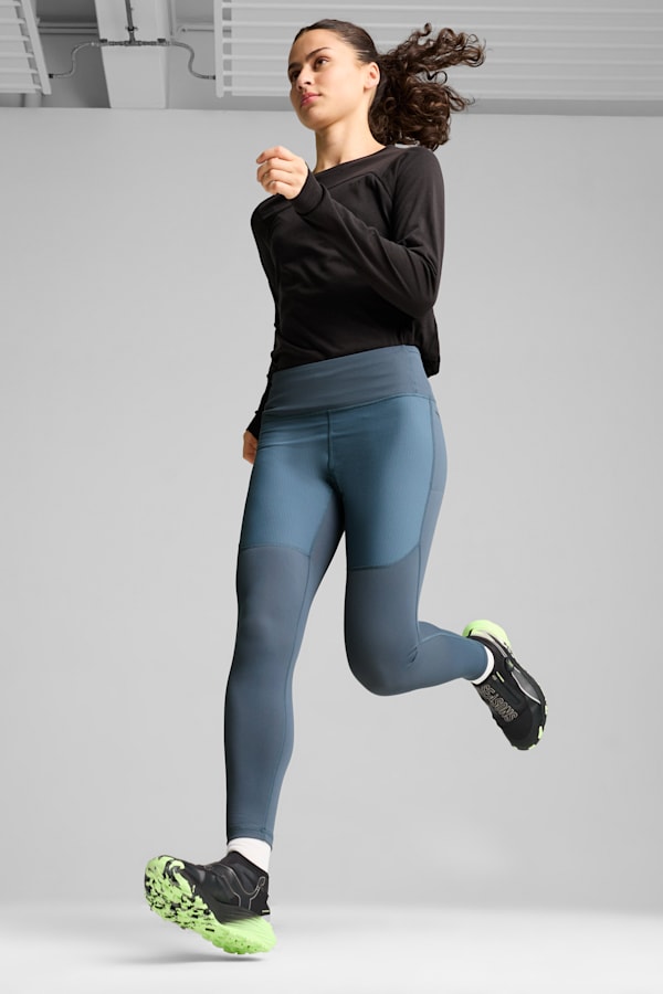 SEASONS Microfleece Tights Women, Gray Skies, extralarge