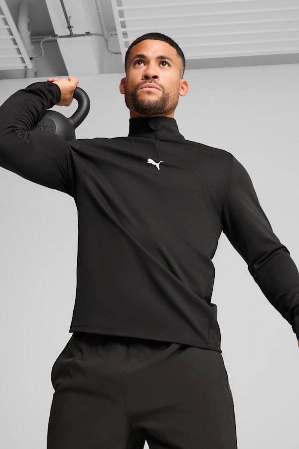 CLOUDSPUN Quarter-Zip Jacket Men, PUMA Black, extralarge
