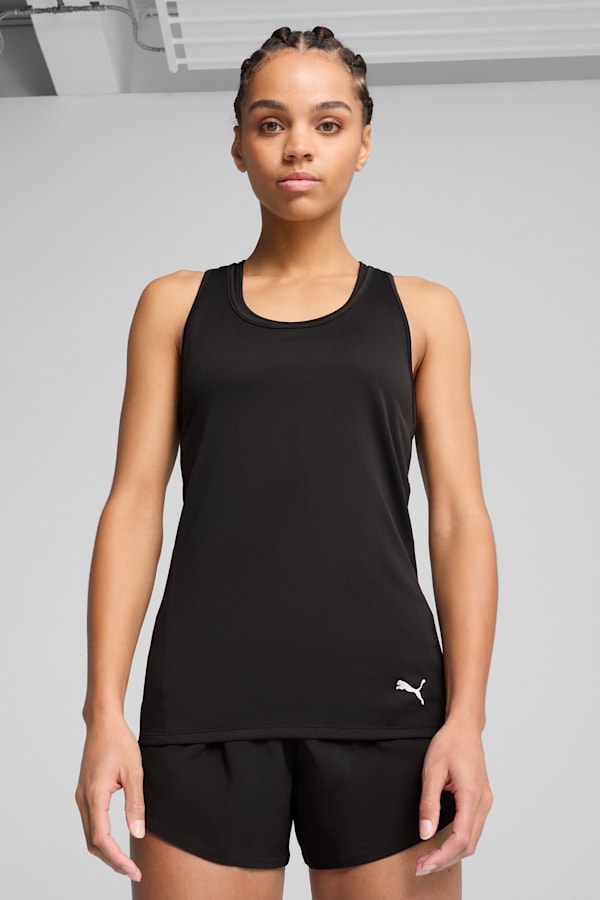 TAD ESSENTIALS Racerback Tank Women, PUMA Black, extralarge