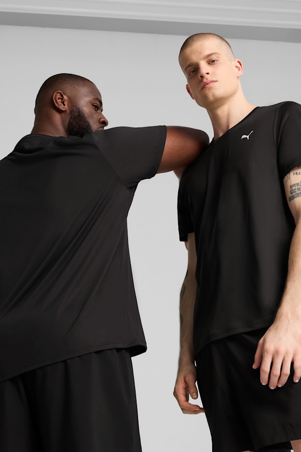 TAD ESSENTIALS Solid Cat Tee Men, PUMA Black, extralarge