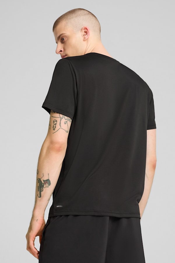TAD ESSENTIALS Solid Cat Tee Men, PUMA Black, extralarge