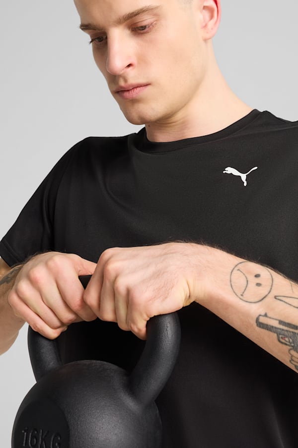 TAD ESSENTIALS Solid Cat Tee Men, PUMA Black, extralarge