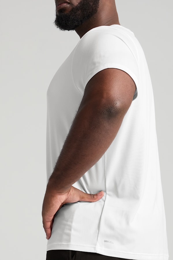 TAD ESSENTIALS Solid Cat Tee Men, PUMA White, extralarge