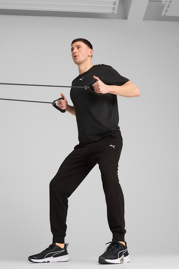 TAD ESSENTIALS French Terry Jogger Men, PUMA Black, extralarge