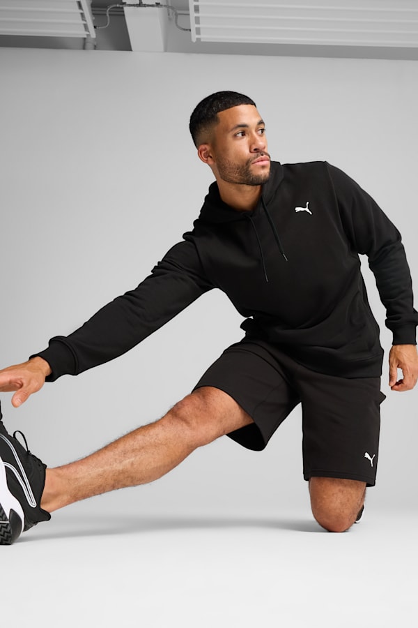 TAD ESSENTIALS French Terry Hoodie Men, PUMA Black, extralarge