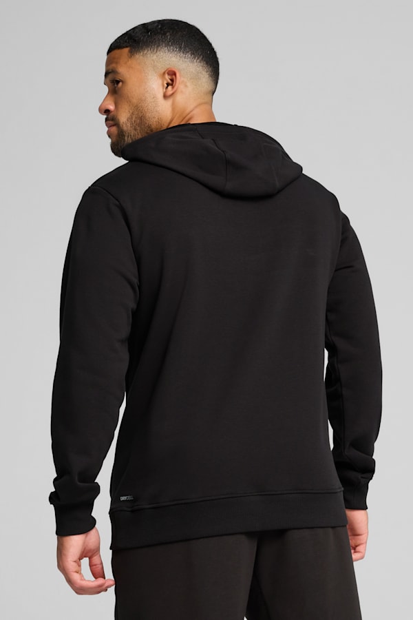TAD ESSENTIALS French Terry Hoodie Men, PUMA Black, extralarge