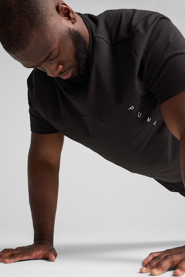TAD TECH Triblend Tee Men, PUMA Black, extralarge