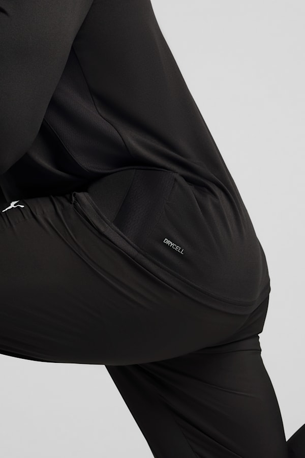 TAD TECH Fabric Mix 1/4 Zip Men, PUMA Black, extralarge