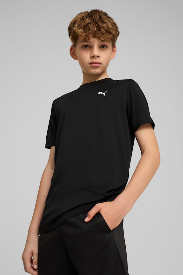 Train All Day Essentials Tee Youth, PUMA Black, extralarge-GBR