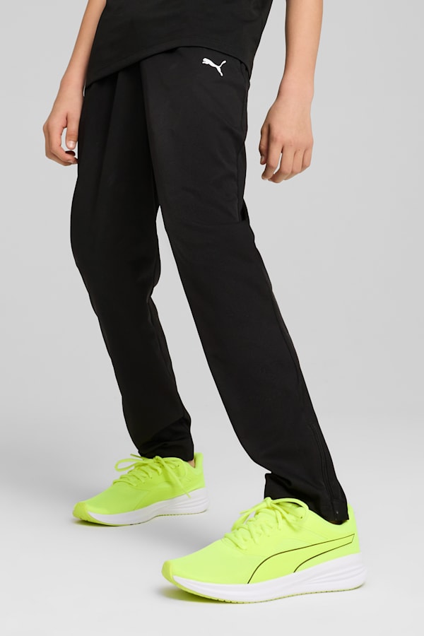 Train All Day Essentials Woven Tapered Pants Youth, Puma Black, extralarge-GBR