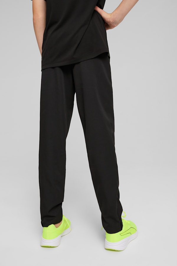 Train All Day Essentials Woven Tapered Pants Youth, Puma Black, extralarge-GBR