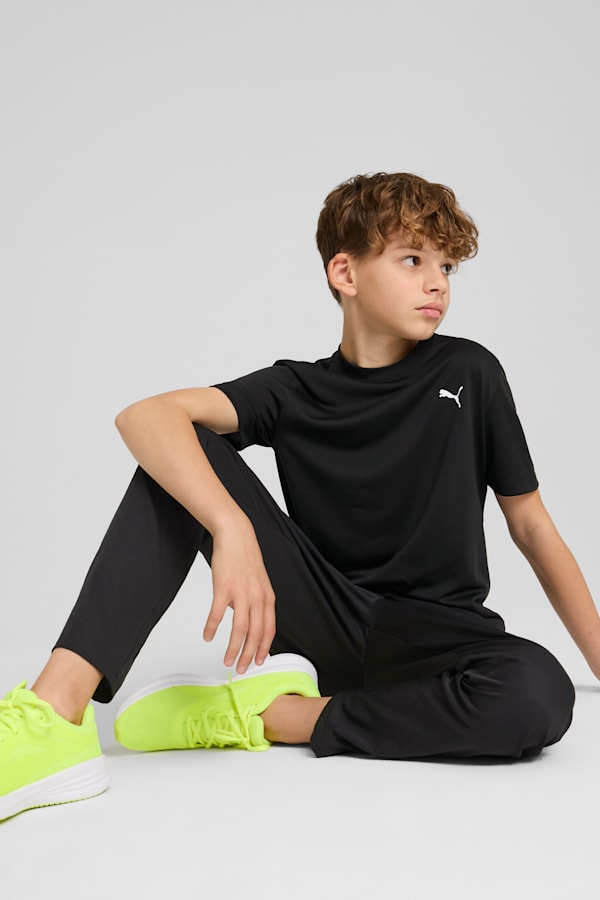 Train All Day Essentials Woven Tapered Pants Youth, Puma Black, extralarge-GBR