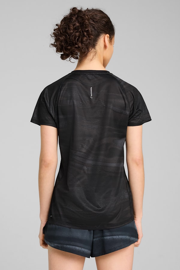 VELOCITY All-Over-Print Running Tee Women, PUMA Black, extralarge