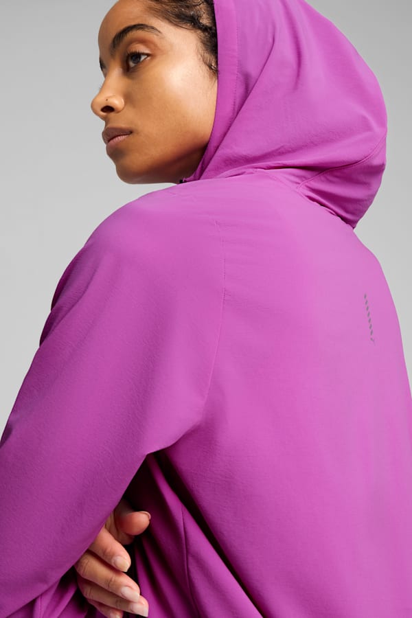 VELOCITY Woven Running Jacket Women, Wild Berry, extralarge-GBR