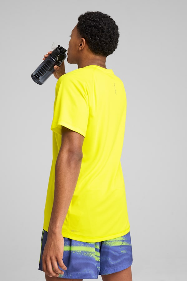 VELOCITY Running Tee Men, Lemon Sherbert, extralarge