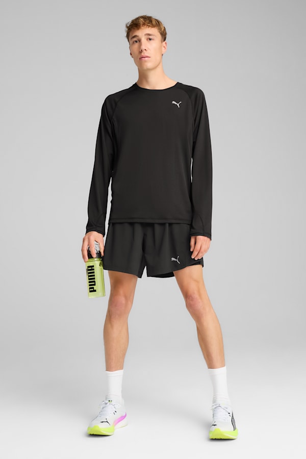 VELOCITY Long Sleeve Running Top Men, PUMA Black, extralarge