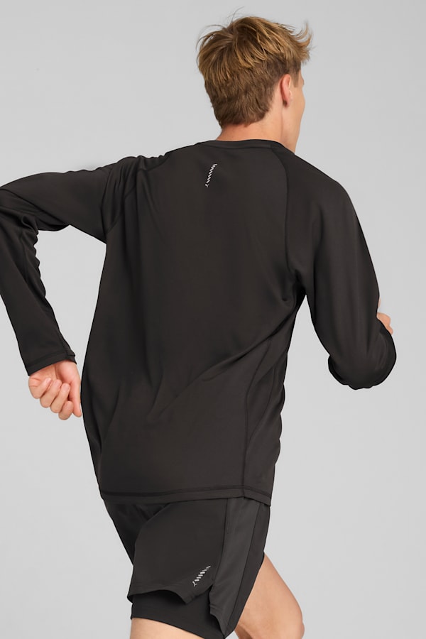 VELOCITY Long Sleeve Running Top Men, PUMA Black, extralarge