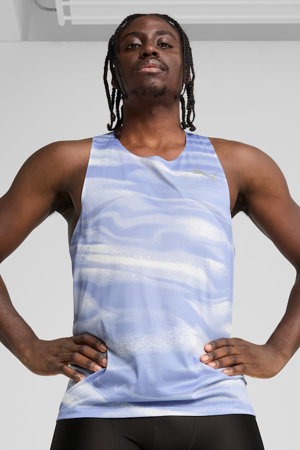 RACEDAY ULTRASPUN Graphic Singlet Men, Cool Weather, extralarge