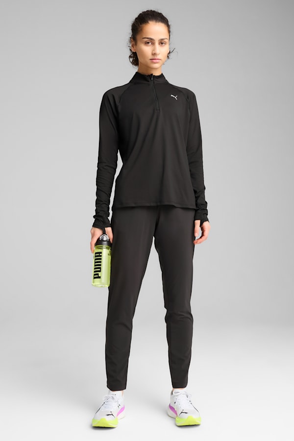 RUN VELOCITY CLOUDSPUN Quarter-Zip Top Women, PUMA Black, extralarge