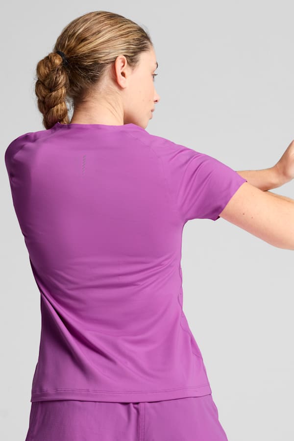 RUN CLOUDSPUN Tee Women, Wild Berry, extralarge
