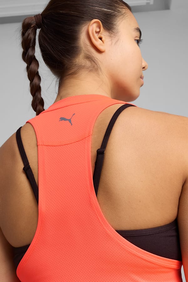 PUMA RUN GRAPHIC Mesh Singlet Women, Glowing Red, extralarge
