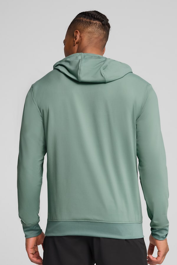 CLOUDSPUN Branded Hoodie Men, Green Moon, extralarge